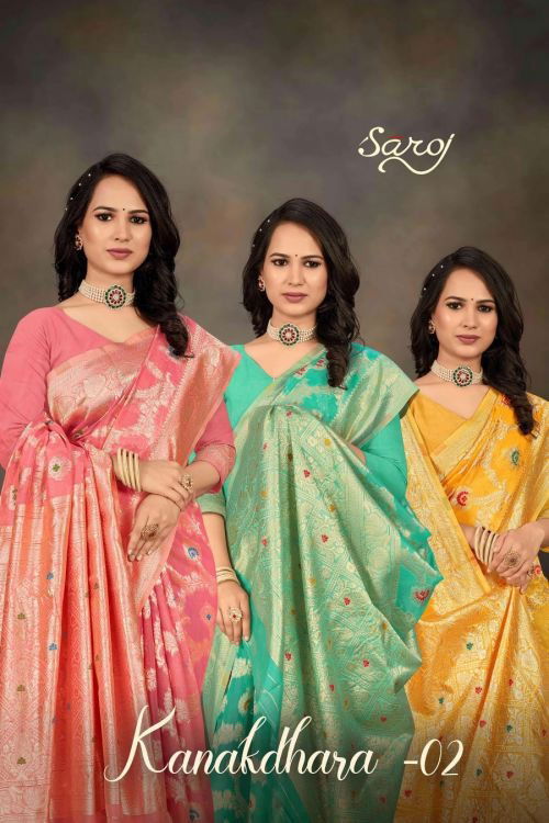 Kanakdhara Vol 2 By Saroj Cotton Sarees Catalog